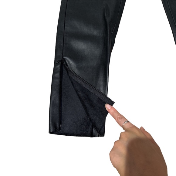 Zara Faux Leather High Rise Legging Size S - Picture 5 of 9